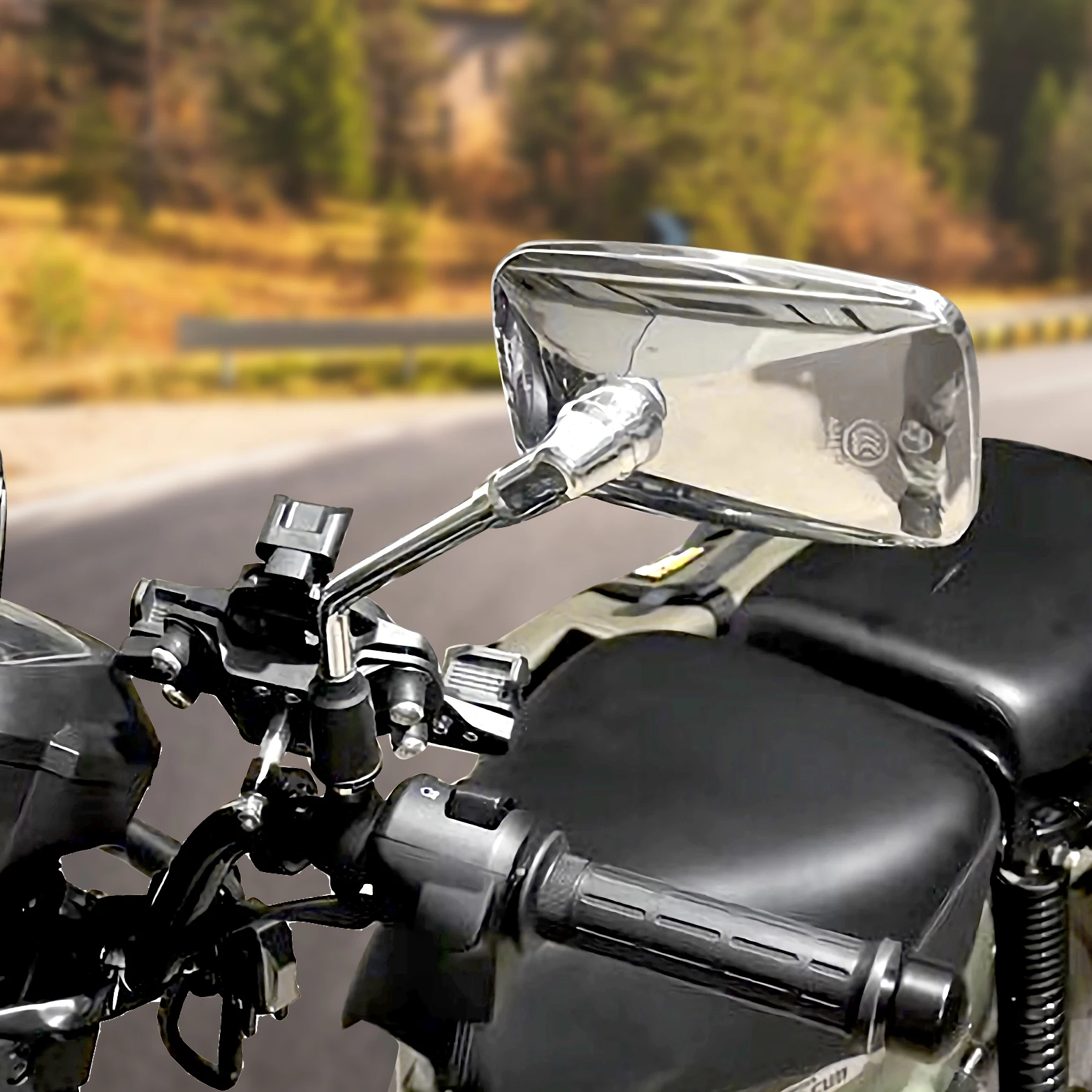 لهوندا الظل VT VT1100 VT750 VT600 VF750 Magna 750 دراجة نارية الملحقات تعديل مربع مرآة الرؤية الخلفية