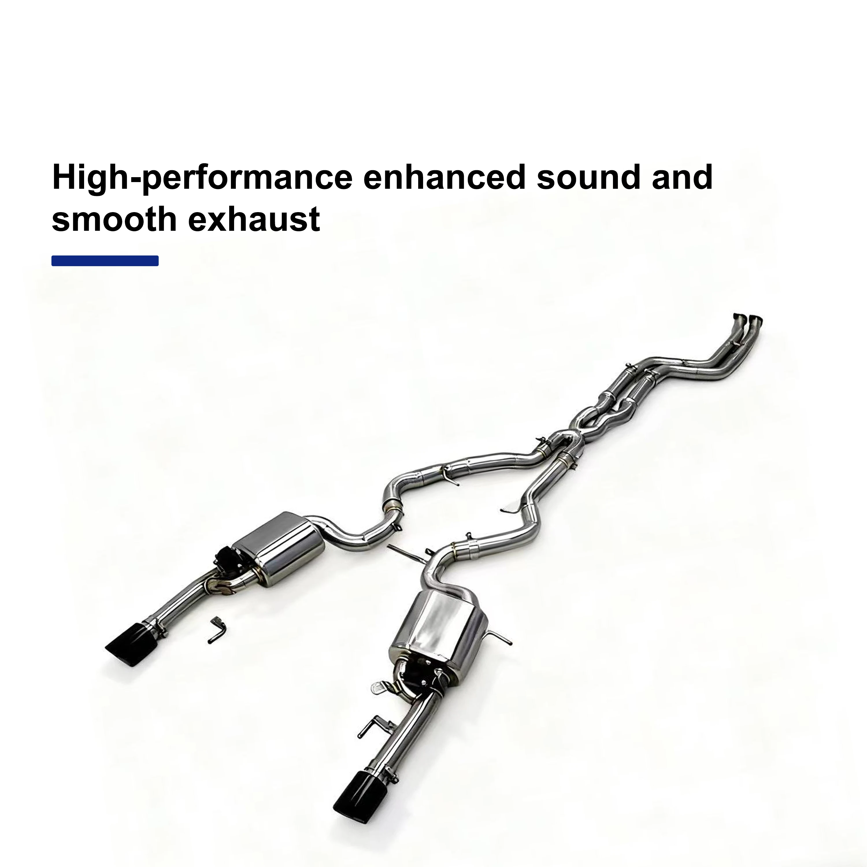 ACE für BMW 335i E90 E91 E92 E93 N54 3.0T Valvetronic Schalldämpfer Auspuff Catback Tuning Edelstahl Performance Auspuffrohr – Detail 5