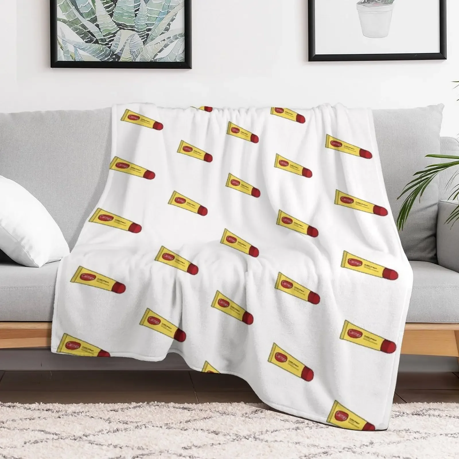 Carmex Lip Balm Throw Blanket warm for winter Decorative Beds For Decorative Sofa Quilt Blankets