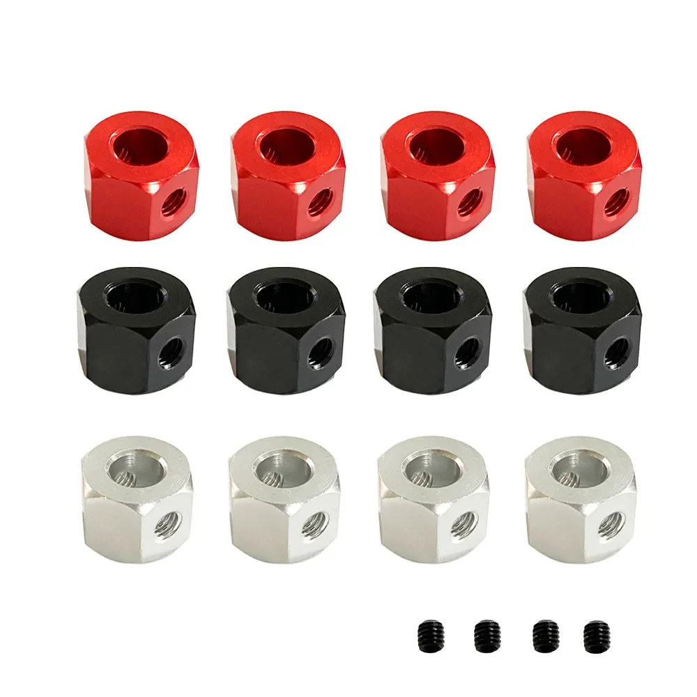 5mm to 12mm Metal Combiner Wheel Hub Hex Adapter for WPL D12 B14 B16 B24 B36 C14 C24 MN D90 D91 RC Car Spare Parts