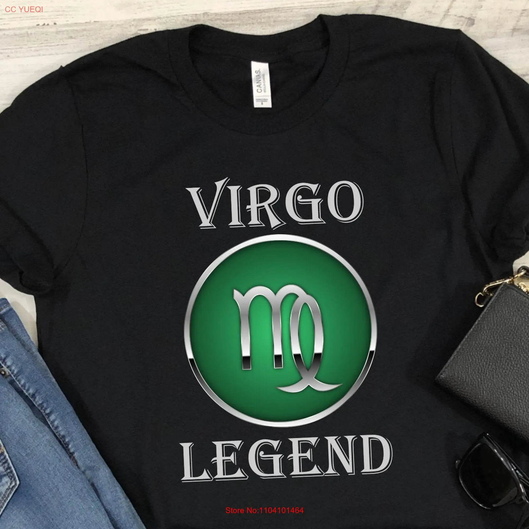 Virgo T Shirt Legend Zodiac Star Sign For Virgos Men and Women long or short sleeves