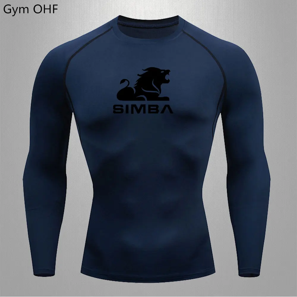 Men's Running Sports T-shirt Cycling Basketball Fitness Training Sports Tight Clothing Men's Racing Quick Drying Sports Clothing