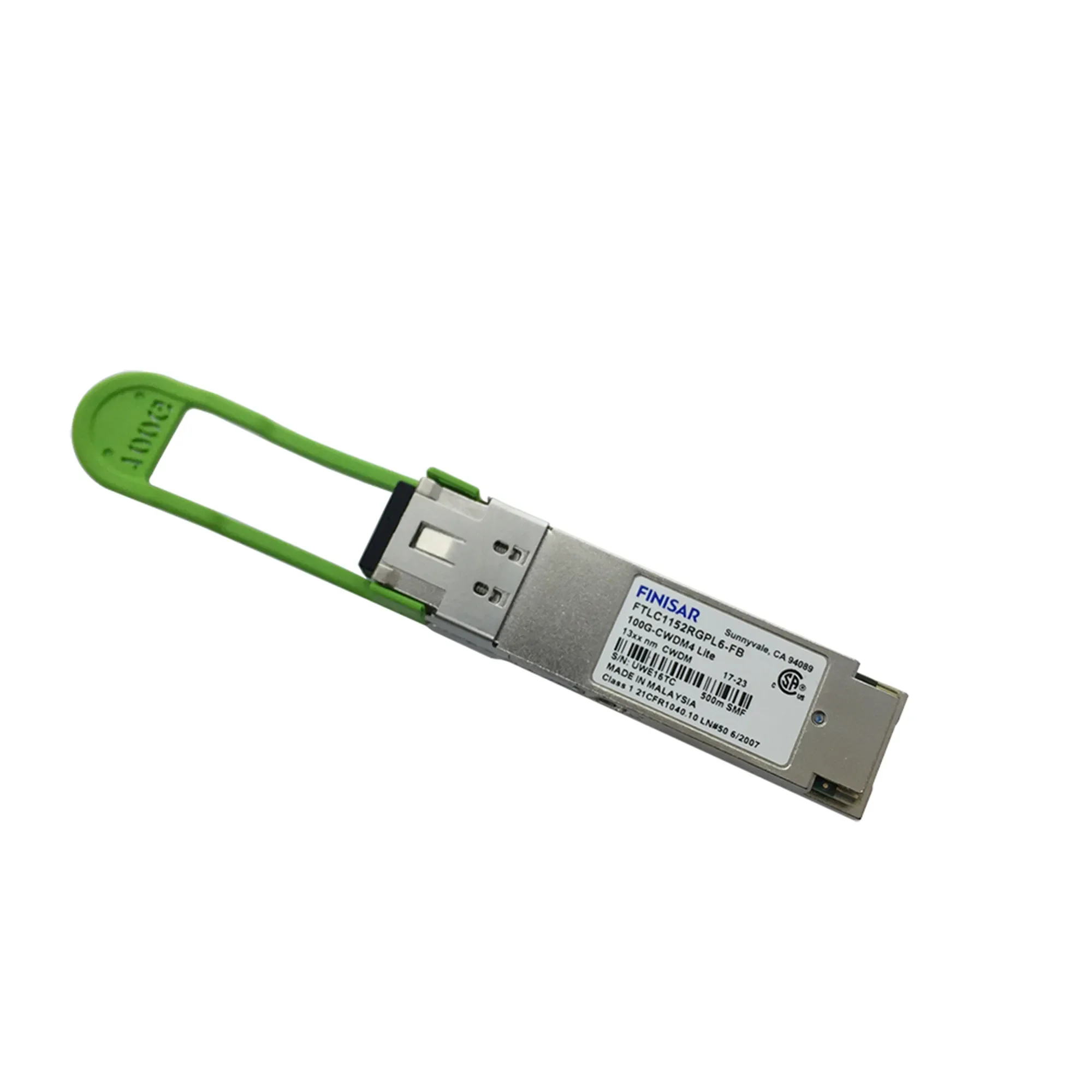 CWDM4 100G جهاز الإرسال والاستقبال التبديل Finisar 100GB وحدة FTLC1152RGPL6-FB 100G-CWDM4 500M SMF LC واجهة 100GB وحدة الألياف البصرية