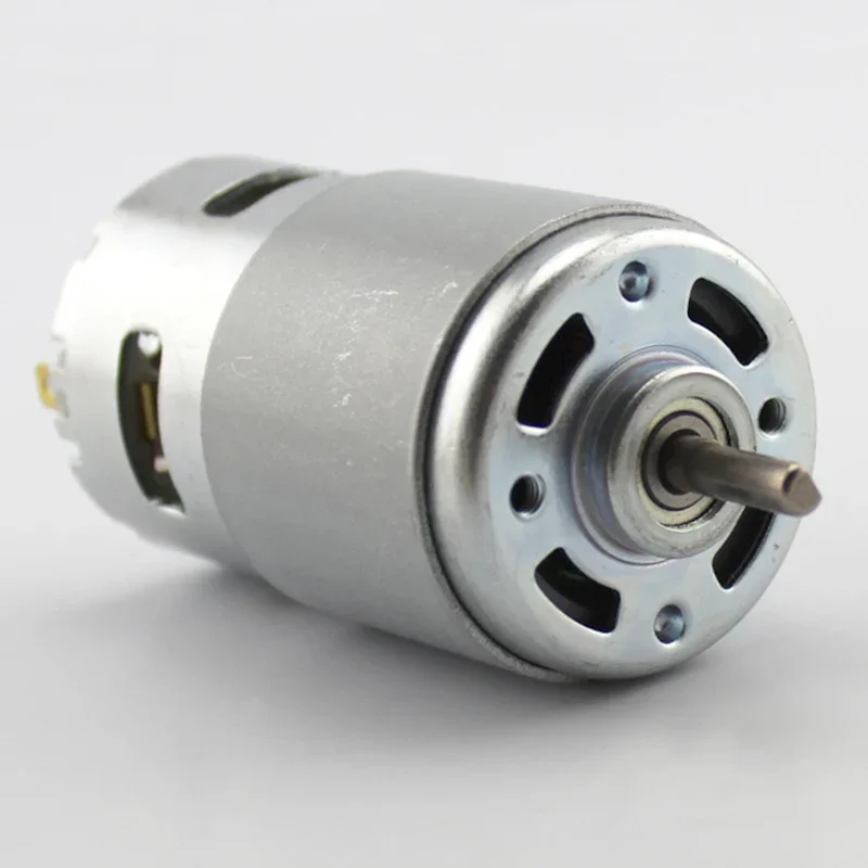 RS-795 Motor de CC eje D 12V-24V 16000RPM rodamiento de bolas doble de alto par de alta velocidad para taladro y destornillador/herramientas eléctricas de jardín