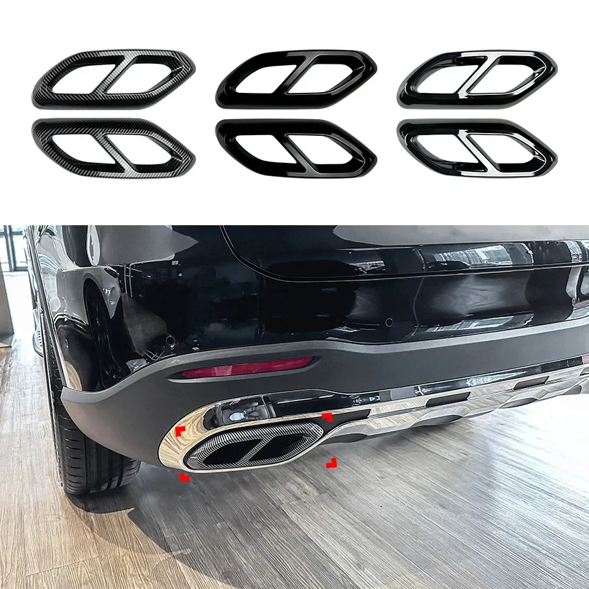 Suitable for Mercedes-Benz GLC-class X254 2023+ GLC260 GLC300 AMG four-outlet tail throat frame exhaust modification