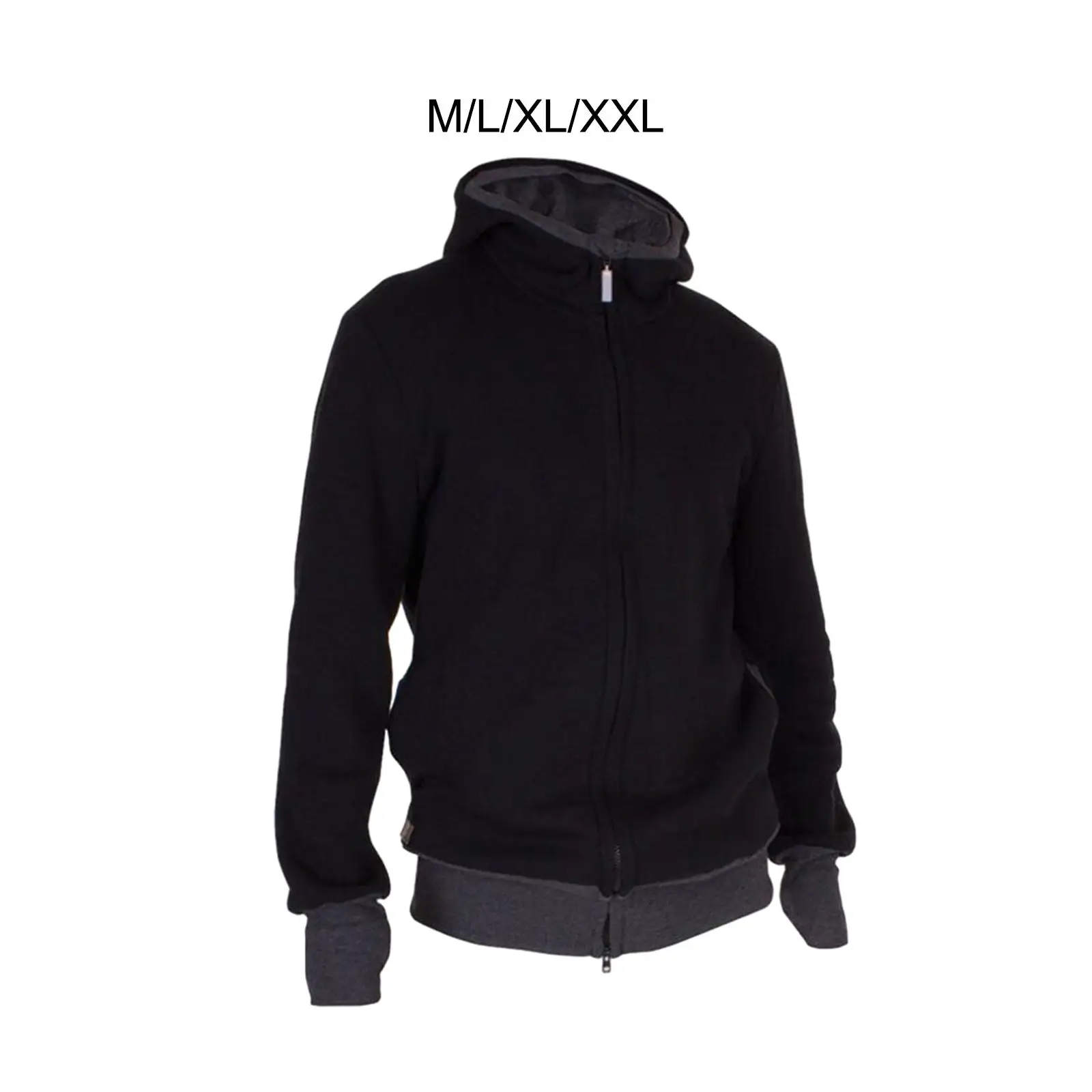 Mens Hooded Sweatshirt with Pocket Streetwear Mens Jacket Hoodie Sweatshirt for Outdoor Shopping Camping Vacation Backpacking