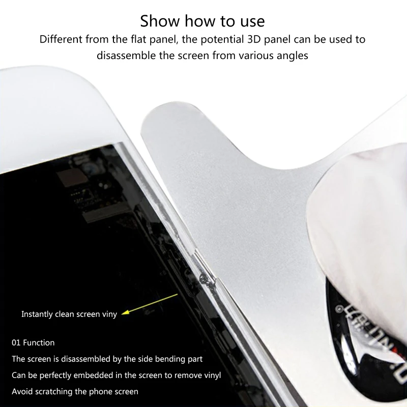 Very Thin Durable Metal Picks Phone Disassemble Tools Opener Opening Tool Professional Repairing Pry Disassemble Dropshipping