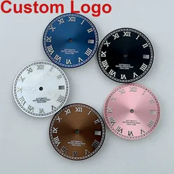 Watch Dial N H35 Dial Roma Dial Custom logo Metal Numbers dial No Luminous dial Fit N H35 N H36 movement watch accessories