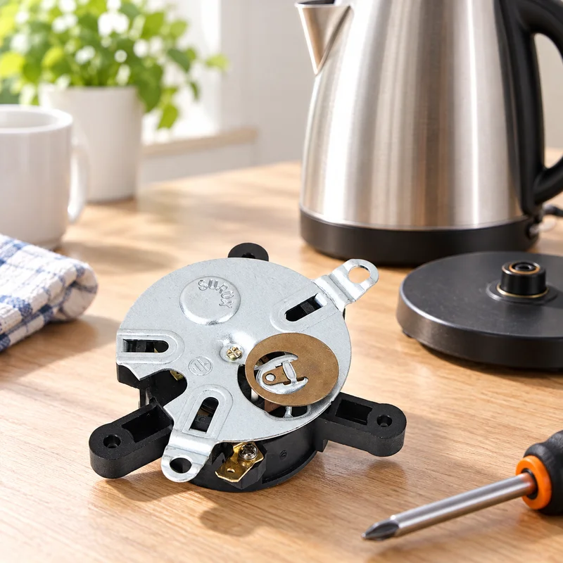 2Pcs Electric Kettle Accessories Base Thermostat Temperature Switch Connector Replacement Parts For Water Boiler Heating Plate