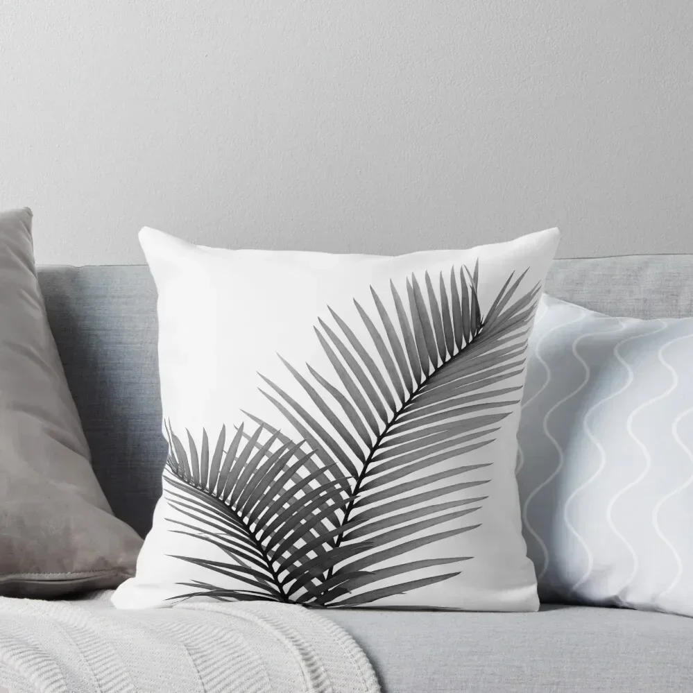 

Intertwined - Palm Leaves in Love #1 #tropical #decor #art Throw Pillow Marble Cushion Cover Covers For Sofas pillow