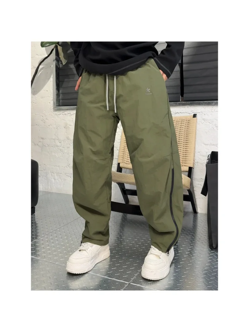 

Теплые ветрозащитные брюки YULE с двойным слоем флисовой подкладки, прямого кроя, свободного силуэта, для молодежи, на все сезоны