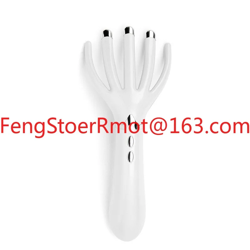 Rechargeable/battery style mini massager multi-function heating massager head electric portable massage comb vibration