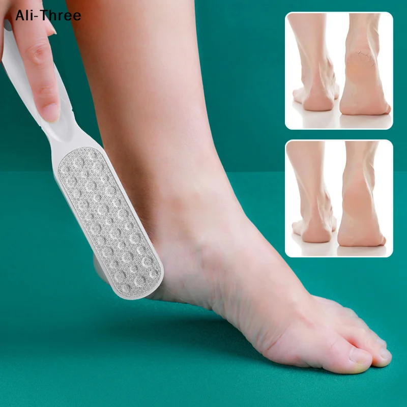 Double-sided Foot File Rasp Heel Grater Foot Rubbing Board Grind Stone Pedicure Foot Sole Scraping Heel Calluses Horny Foot Tool