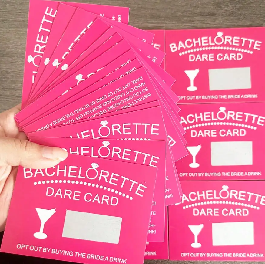 10/20Pcs Bachelorette Party Drinking Games - Drink If Games Scratch Off Cards - Perfect For Night Out Activity, Showers Wedding