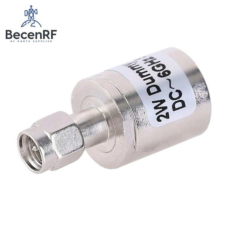 

Becenrf DC-3GHz/6GHz 2W RF Dummy Load 50Ohm SMA Male Connector Termination Low VSWR