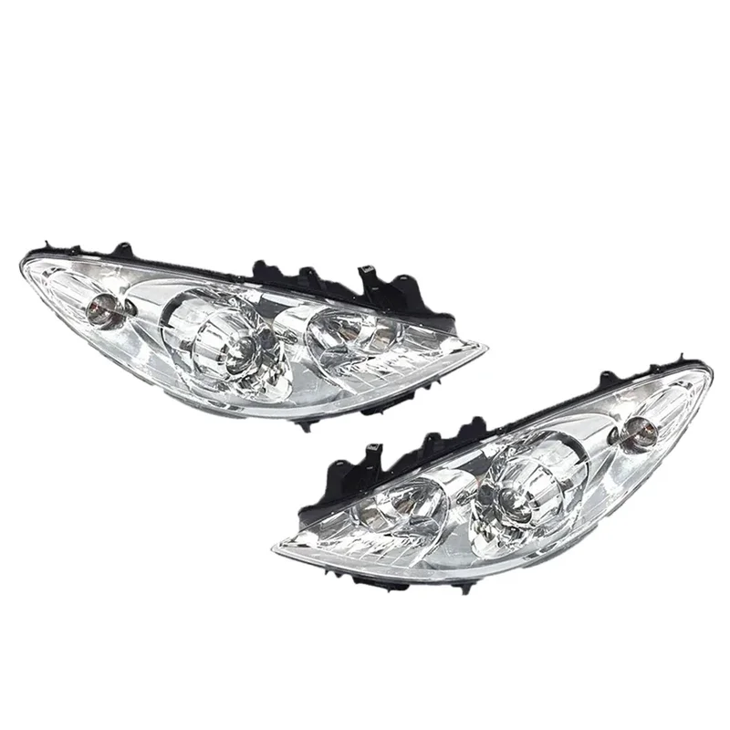 For Peugeot 307 2008 2009 2010 2011 2012 2013 Front Bumper Headlights Assembly Driving Warning Head Fog Light Lamp Accessories