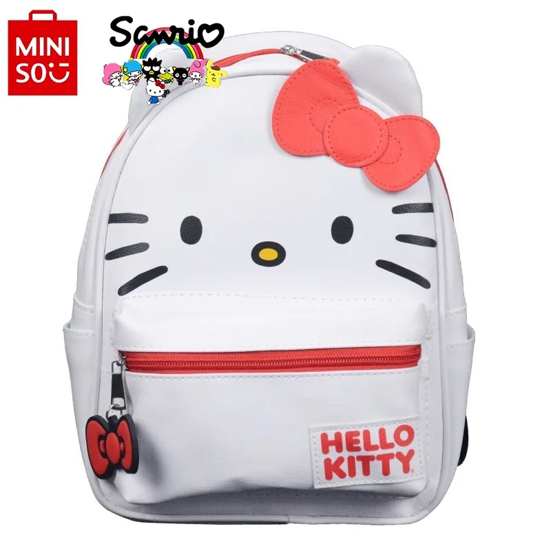 Miniso Hello Kitty New Mini Backpack Luxury Brand Girls Mini Backpack Cartoon Cute Girls Backpack Fashion Girls School Bag