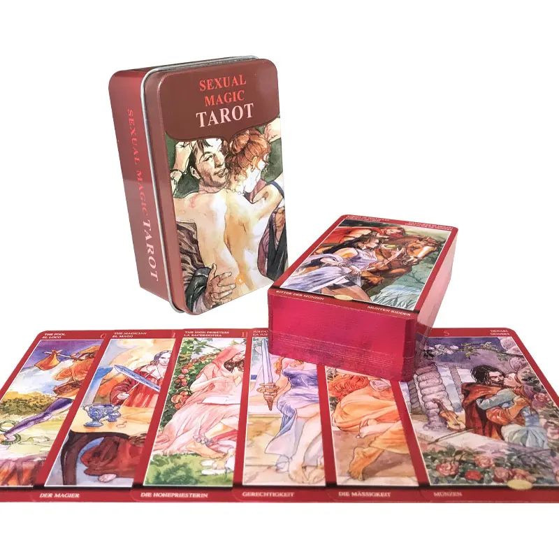 

Tin Box Gilded Tarot Magic Tarot Card Fate Divination Family Party Game Tarot And A Variety Of Tin Box Gilded Tarot Options