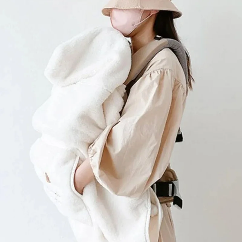 ins cartoon beer pluche babydeken kinderwagen winddichte deken reizen draagbare warme baby inbakerdeken