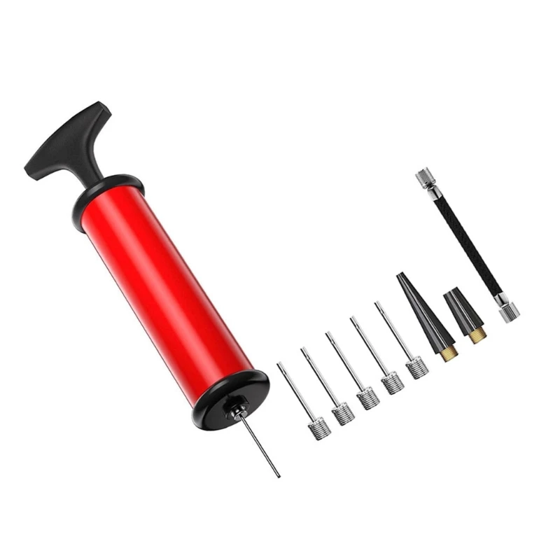 Football for Sport Balls, Hand with Needle Nozzle Extension Hose Set