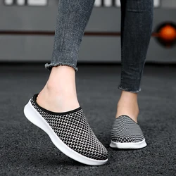 Trsorini Mules Women's Summer Waterproof Platform Sneakers Sandals Women's Light Beach Shoes Outdoor Slippers Walkin Sizes36-44