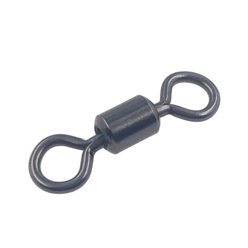 5-100pcs Power Fishing Swivels Rolling Swivels 10/0#-14# Lure Hook Fishing Connector  Ball Bearing Swivel Terminal Tackle