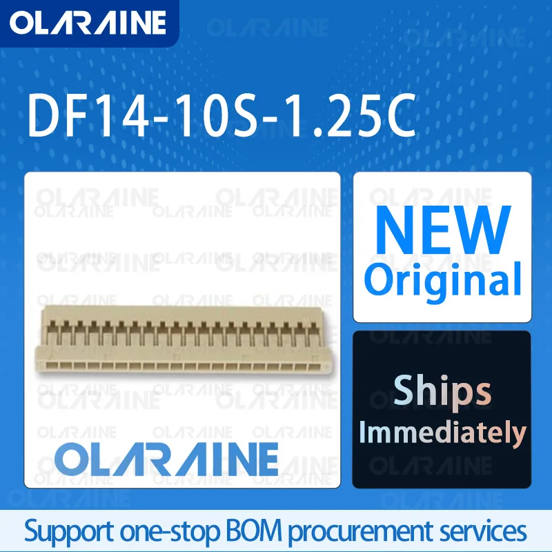 

20/50/100Pcs DF14-10S-1.25C 100% brand new original микросхема Headers and wire housings Connector 10 Position 1 A