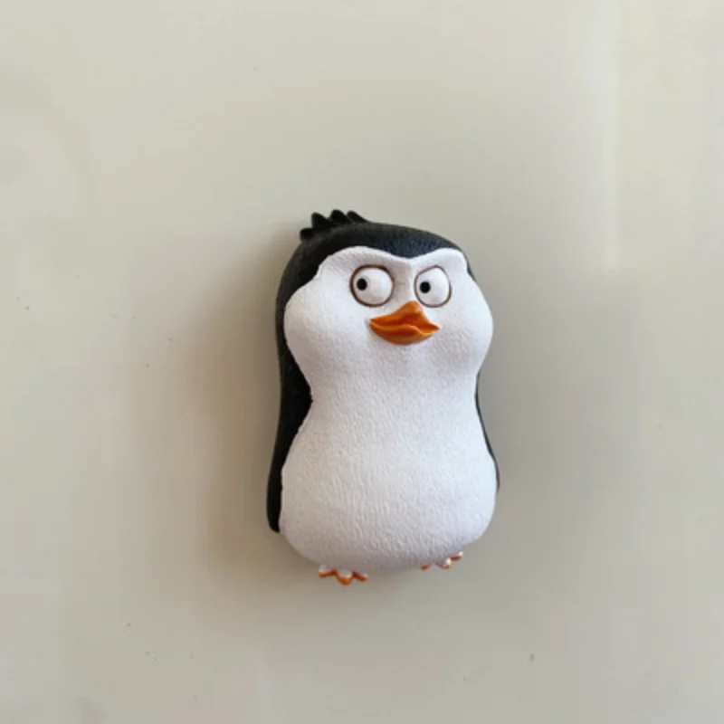 Kawaii pinguino magnete del frigorifero resina frigorifero foto magnetica messaggio adesivo nota Stick giocattolo per bambini decorazione della