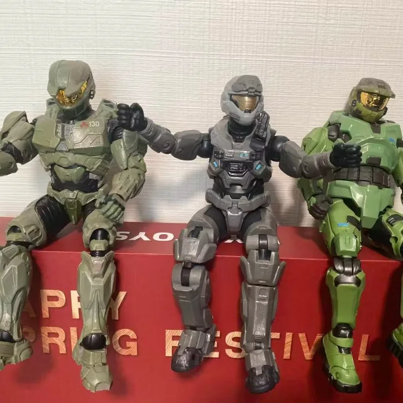 In Stock Infinite Spartan Action Figure WCT Loose Figure Master Chief Multi‑Joint Movable Collectible Model Toy Collecting Gifts view 2