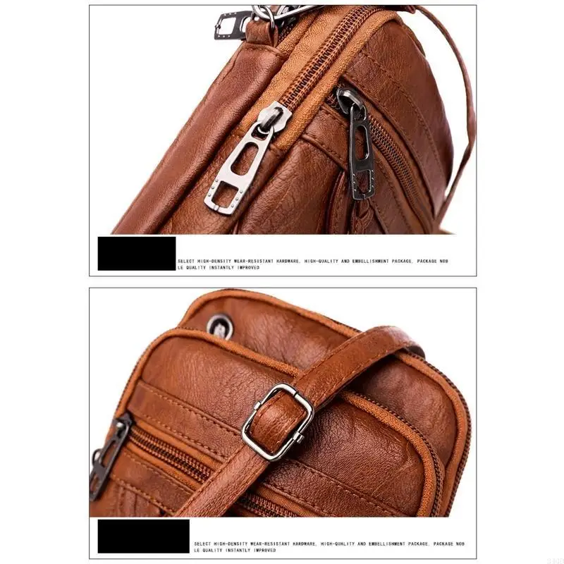 

340D Women Faux Leather Small Crossbody Bag Cell Phone Purse Handbag Wallet