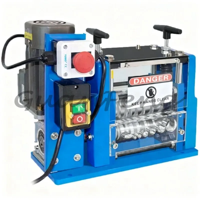 220V Electric Wire Stripping Machine, Cable Peeler Equipment for Copper & Aluminum Wire Recycling Processing