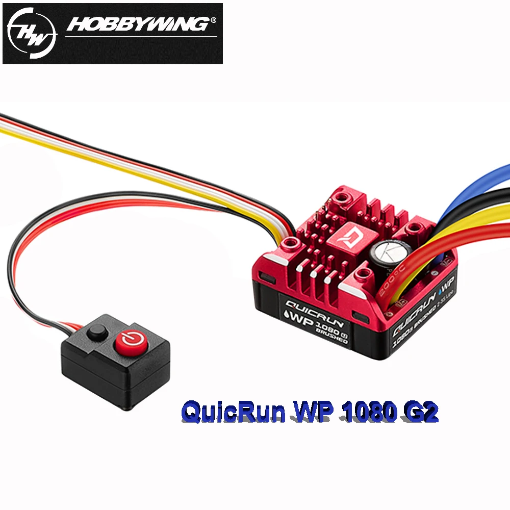 

Щеточный ESC с выходом BEC 1080 и 540, щеточный двигатель Hobbywing quirun WP 550 G2 80A 2-3S для рок-ползаков/автомобилей/автомобильных игрушек 1:10