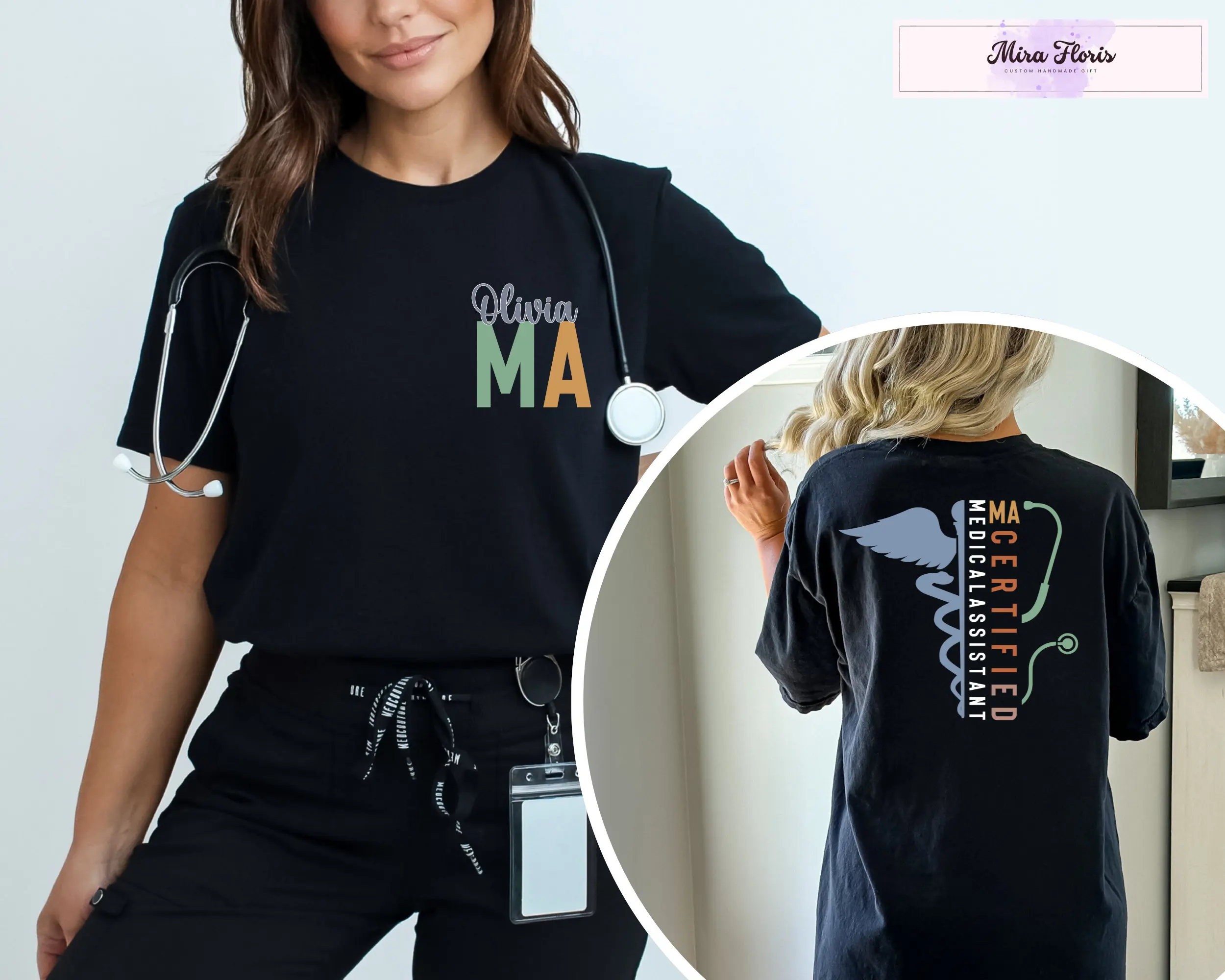 

Medical Assistant T Shirt Cma Med Certified Gifts For