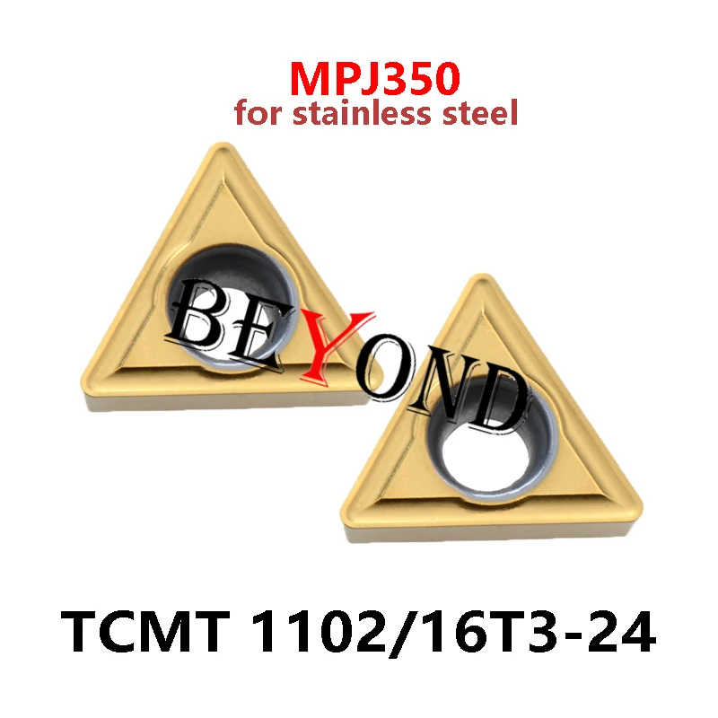 TCMT16T304-24 MPJ350 TCMT110204-24 TCMT110208-24 TCMT16T308-24 100% Original Carbide Inserts TCMT 16T304 16T308 For Stainless