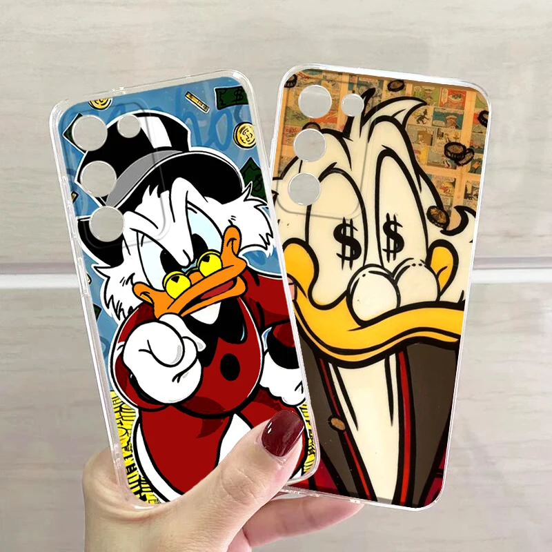 

Disney Duck Donald For Samsung A53 A52 A54 A13 A12 A32 A71 A33 A73 A72 A51 A23 A21S 5G Transparent Phone Case