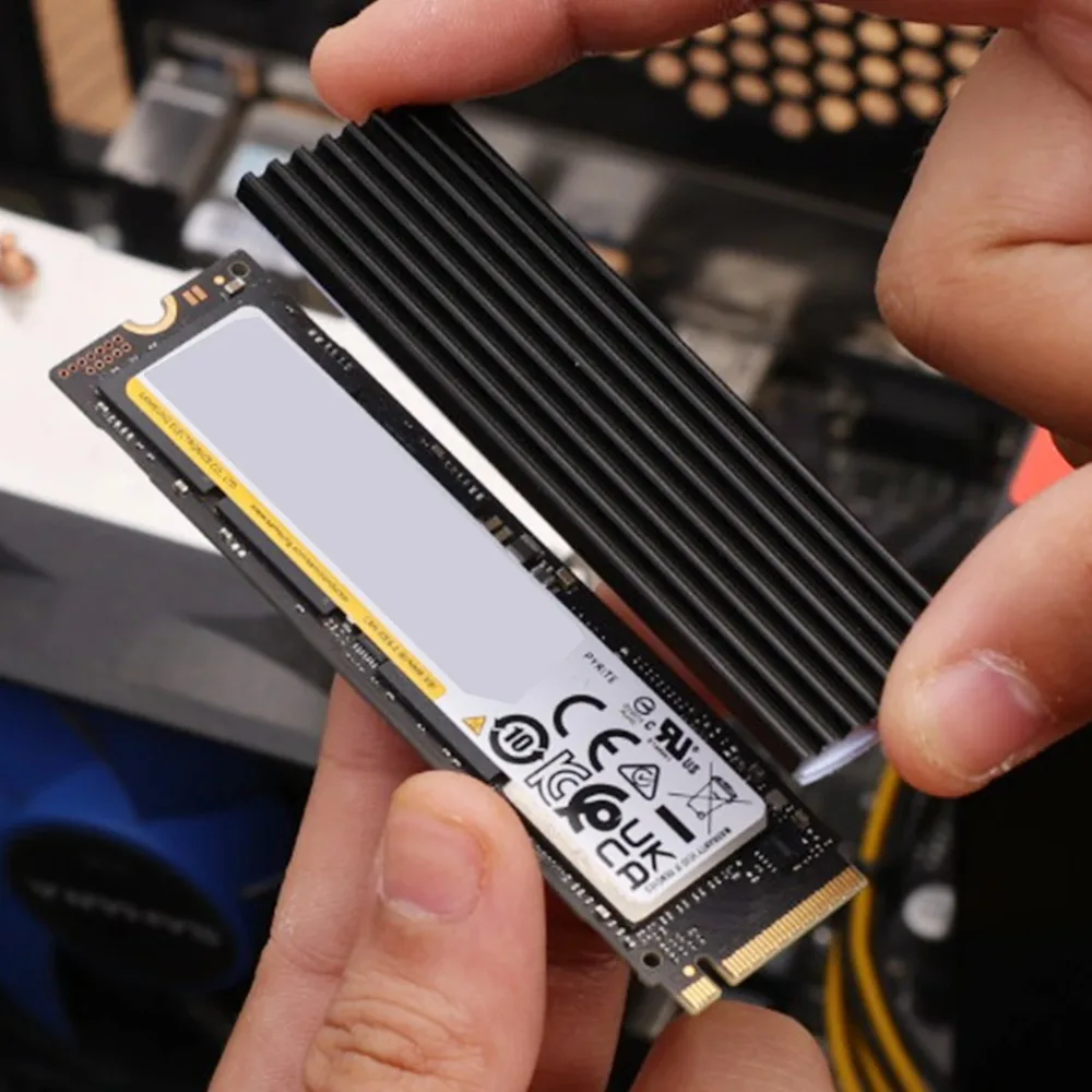 5-1Sets M.2 2280 SSD Heatsink Kit Solid State Hard Drive Aluminum Radiator with Thermal Pad for PC Computer SSD Radiator Cooler