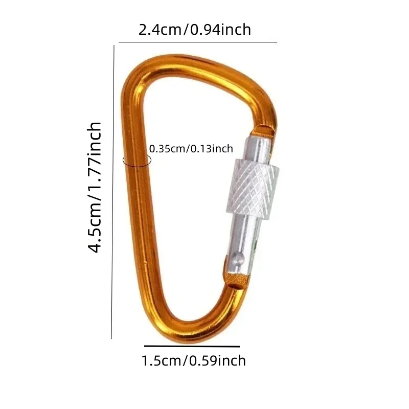 20pcs Carabiner with Lock