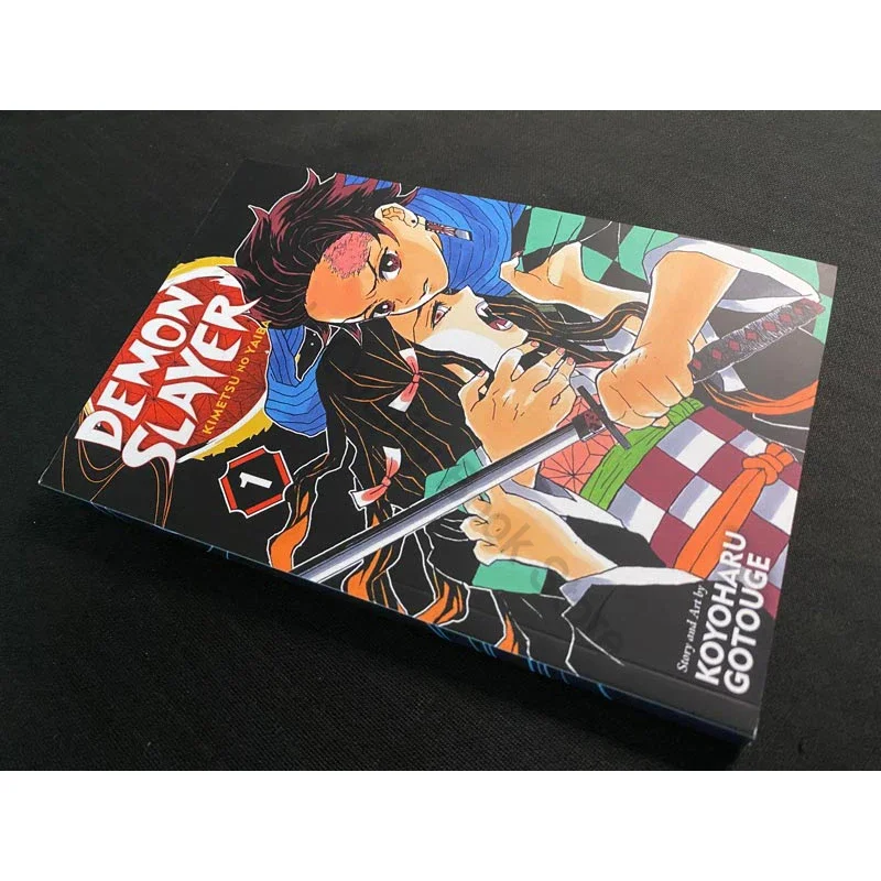 Imagem -06 - Demon Slayer Anime Manga Comic Book Kimetsu no Yaiba Ciência Japonesa Mistério Suspense Versão em Inglês Novo Vol 1