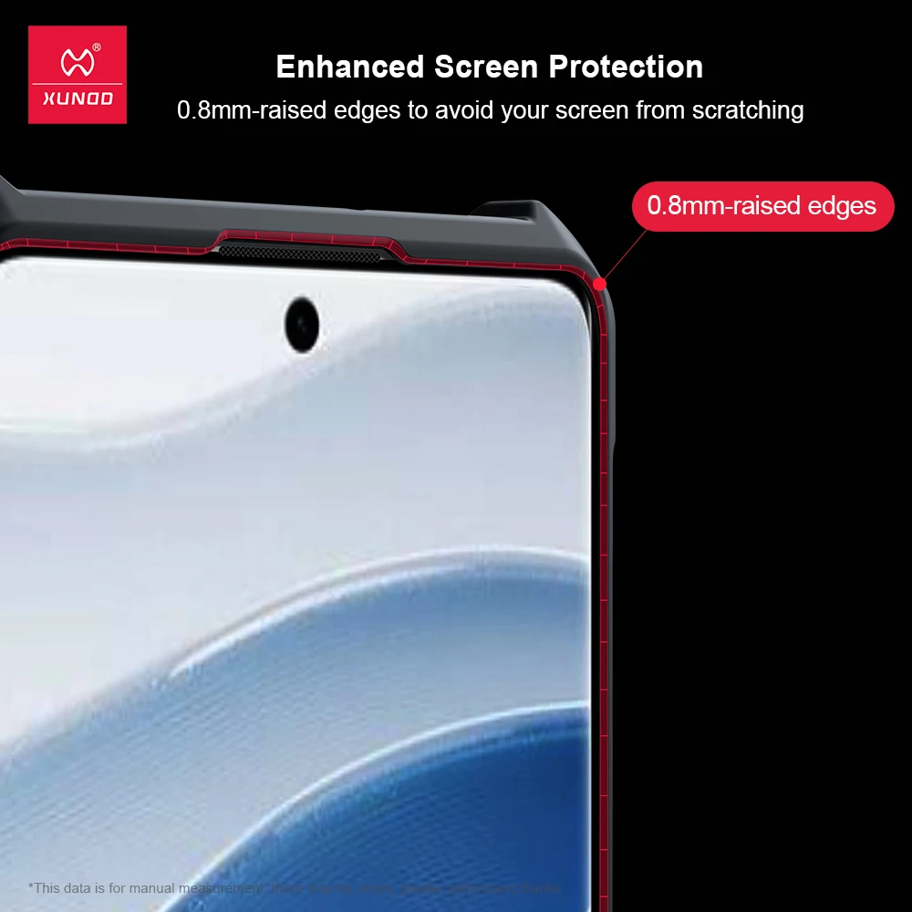 Xundd Case For Xiaomi 15 Ultra Airbag Anti-drop Shell,Camera Protection PC+TPU Back Stripe Transparent Anti-fingerprint Cover