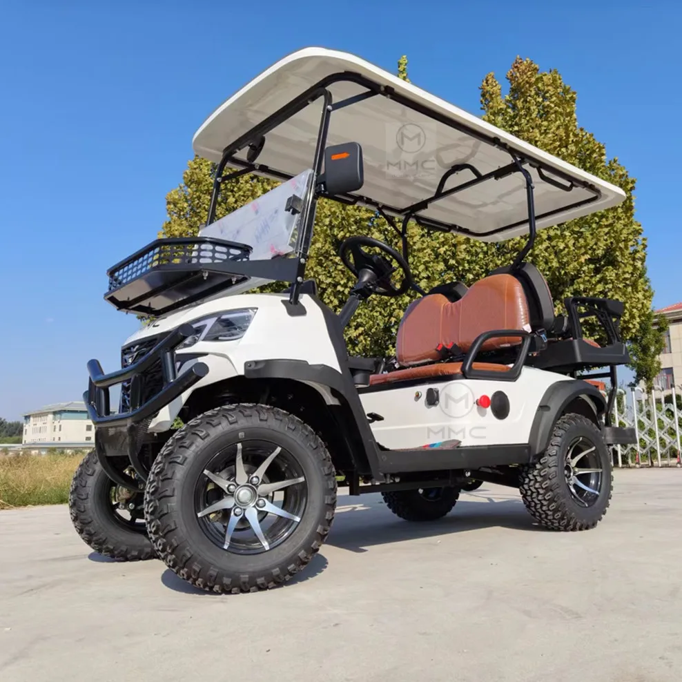 60V Lithium Battery Multi Function Golf Cart Long Endurance Off Road Chassis 2 4 6 8 Seater Golf Cart