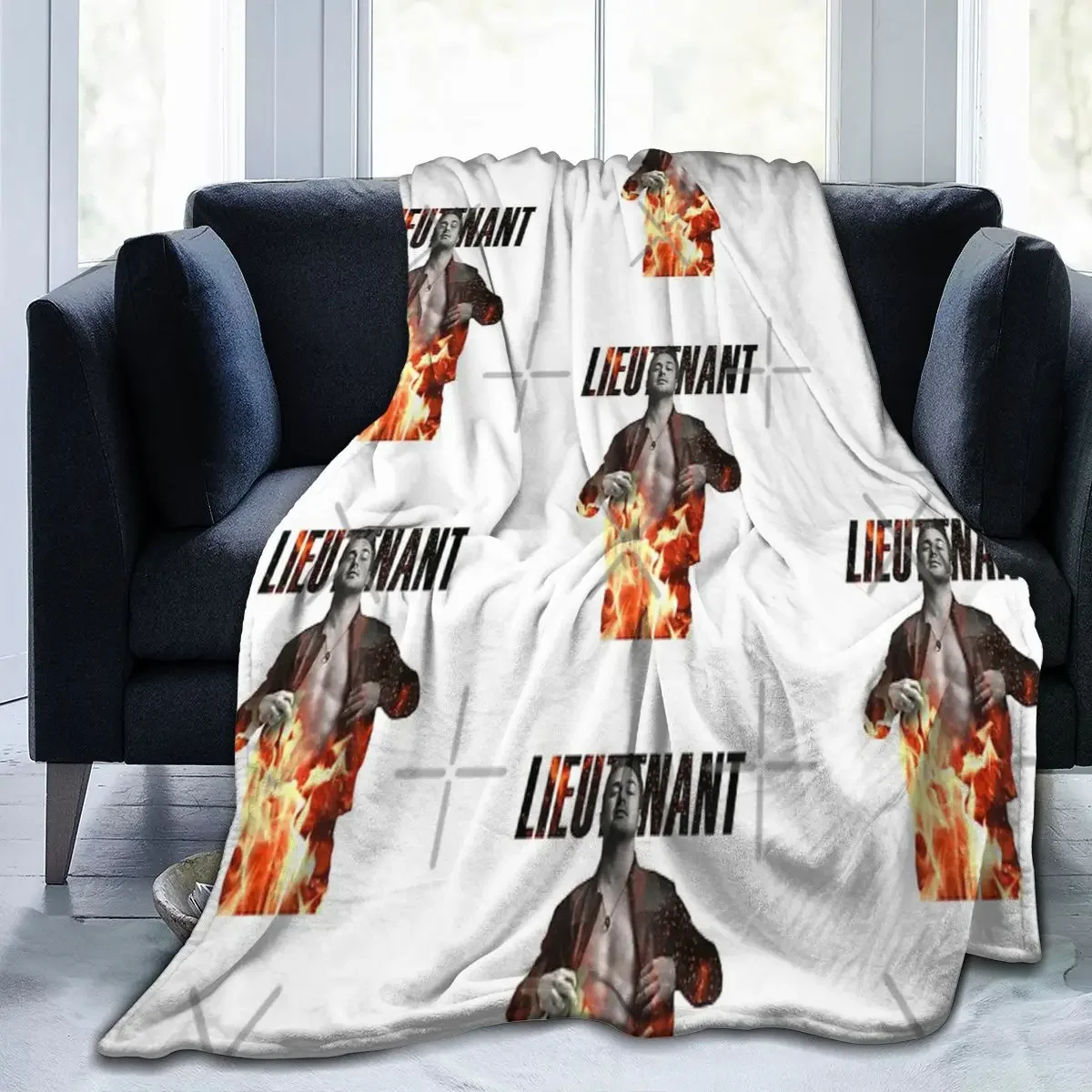 

Одеяло с изображением лейтенанта Келли северида, заводское одеяло, переносной подарок на день рождения, настраиваемый