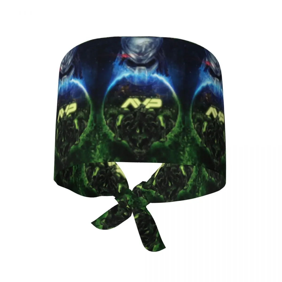 Alien Vs Predator Horror Science Fiction Comics Scrub Hat Doctor Working Surgical Cap Adjustable Nursing Caps for Dentist