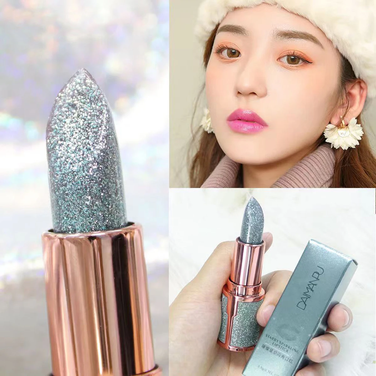 Velvet Matte Lip Color Variable Temperature Coloring Shiny Lipstick Waterproof And Moisturizing Women's Korean Cosmetics