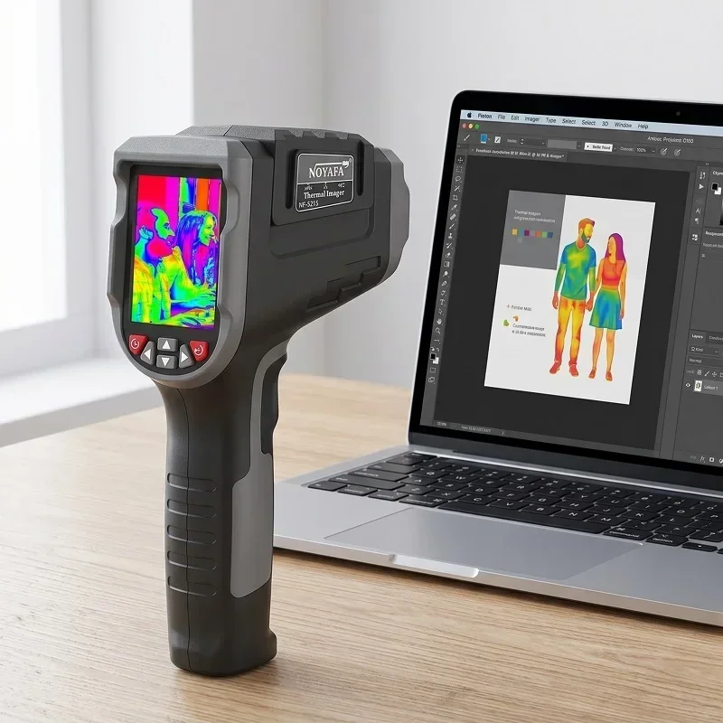 Precision Digital Measuring Meter NOYAFA NF-521S Handheld Thermal Imager Infrared Night Vision Floor Heating Leak Detector Tempe