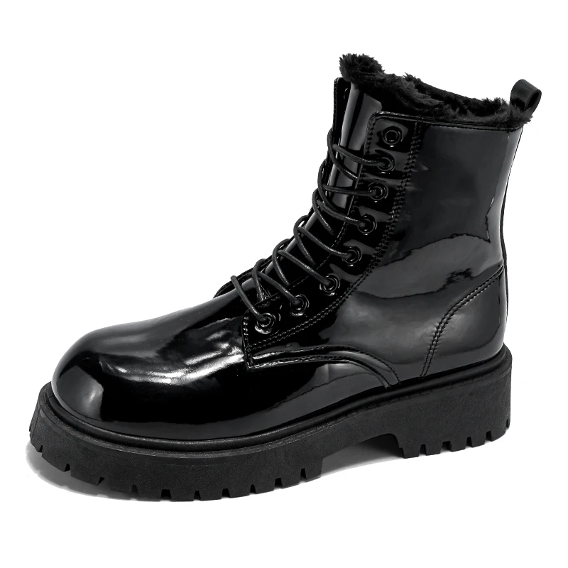 

2025 sports and casual boots, new men's high-top boots, winter fashion and versatile, height-increasing shoes