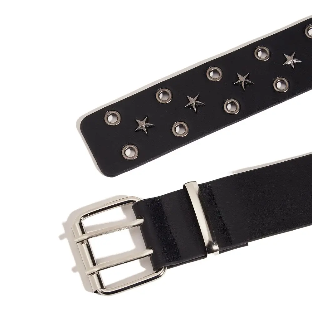 Женский модный ремень с заклепками и пряжкой, роскошный дизайн, повседневный деловой пояс в стиле ретро, панк, в сочетании с юбками, джинсами