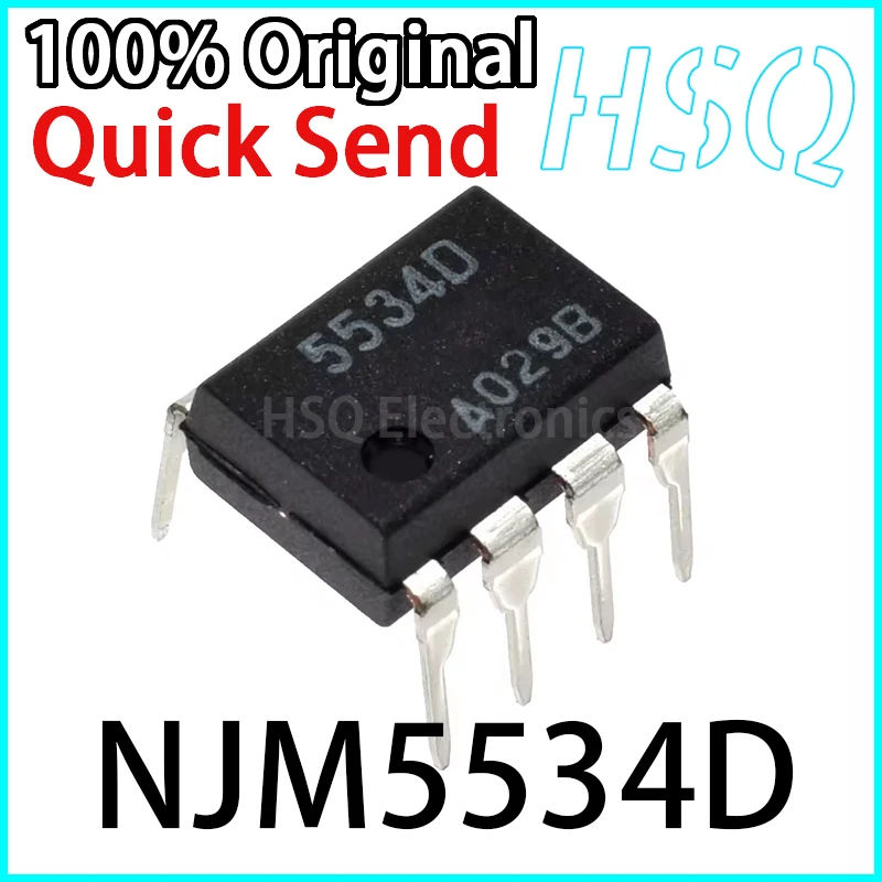 

1PCS 5534D NJM5534D DIP-8 Operational Amplifier Chip Single Operational Amplifier