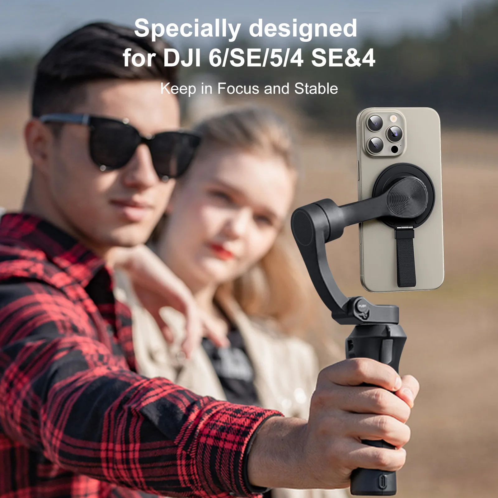 

Magnetic Phone Stand with Finger Ring Holder 360 Degree Rotating Ultra Thin Case Mounted Back Bracket