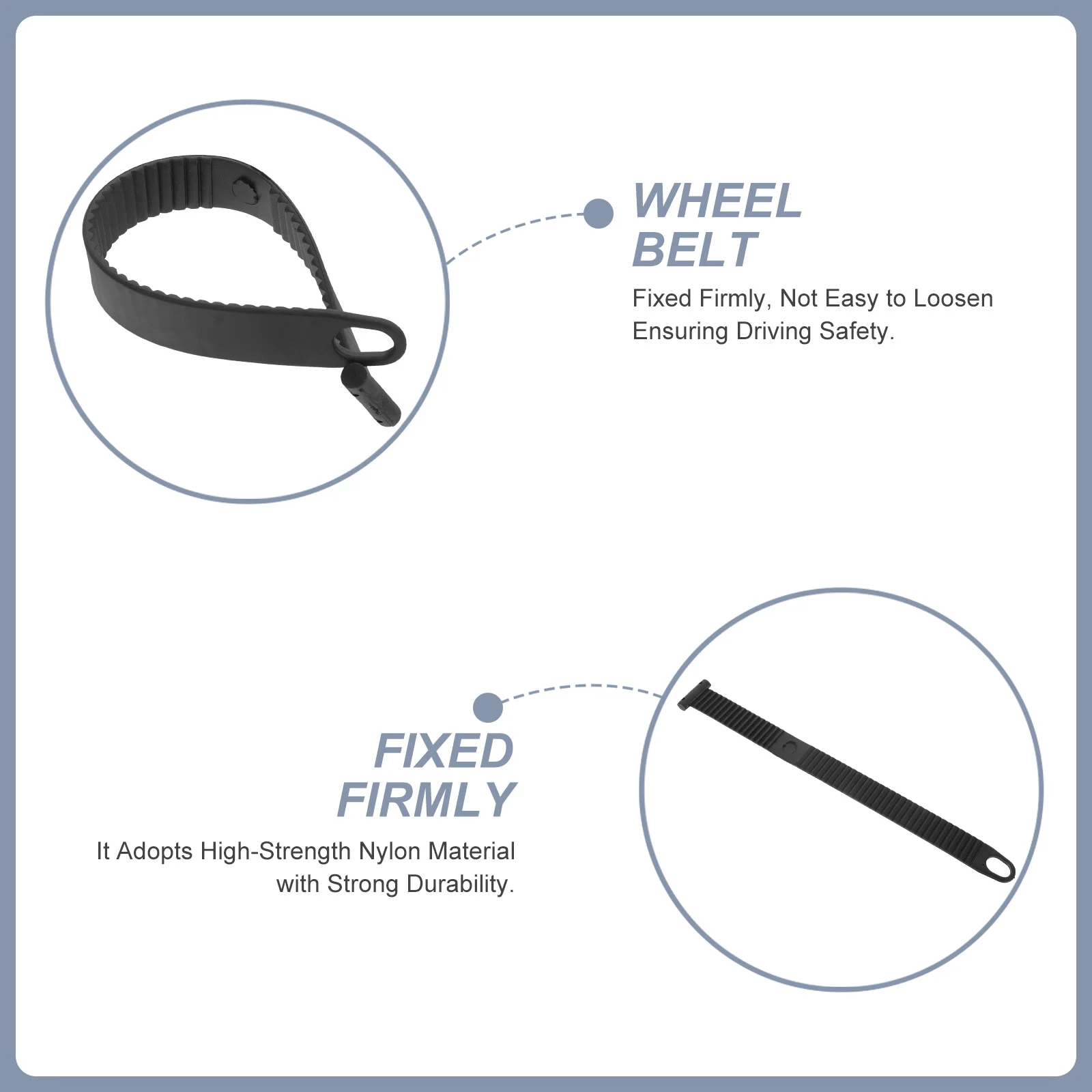 

Portable Heavy-Duty Rubber Belt Bike Luggage Strap Cargo Multi-Use Fixing Strap Motorcycle Bicycle Trunk Fast Release Fixation