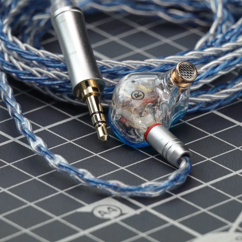 For 4 Units 1 Turn 1 Iron HIFI Sound Quality Earphone Monitor MMCX Interface in-ear Hanging Ear Wired